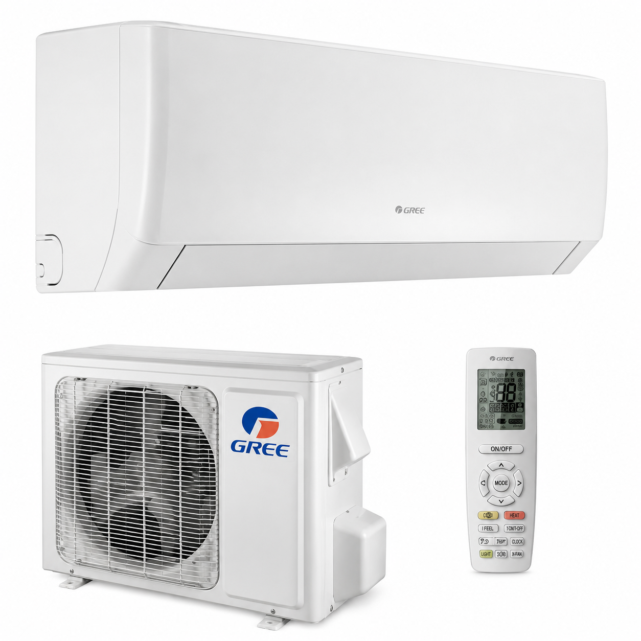 Кондиционер настенный Gree-24: Bora Inverter на 65-70 м2